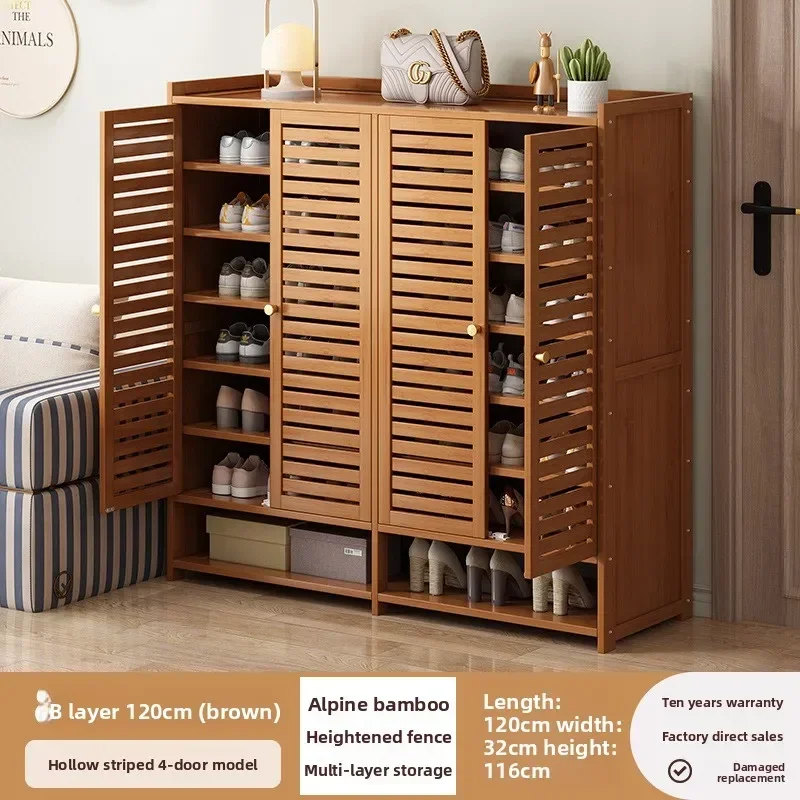Shoe cabinet for home use, doorstep storage cabinet, wall facing hallway, indoor entrance, rental room, multi-layer shoe rack
