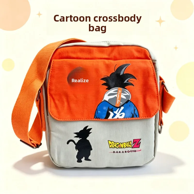 Dragon Ball cartoon single-shoulder crossbody bag personality ACG student lightweight storage bag anime merchandise wholesale
