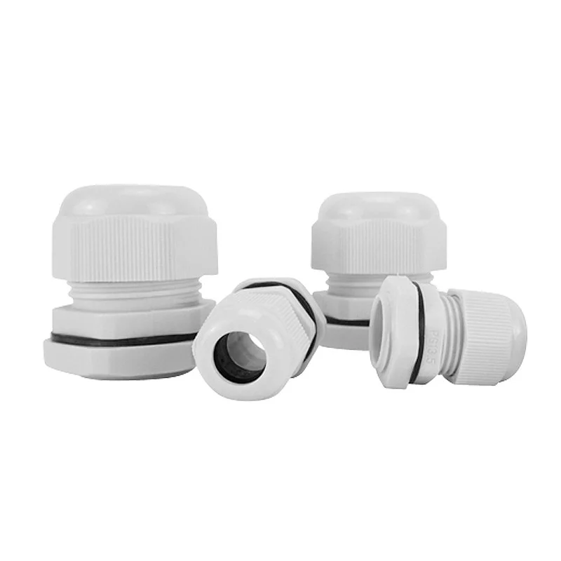 10Pcs waterproof joint connector Nylon Cable Gland Kit Waterproof Ip68 Cable Gland Joints Adjustable Locknut Cable Connector