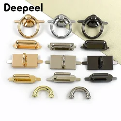 2/4/10Pcs Metal Ring Buckle Bag Side Clip Clasp for Handbags Handle Strap Arch Bridge Connector Hook DIY Hardware Accessories