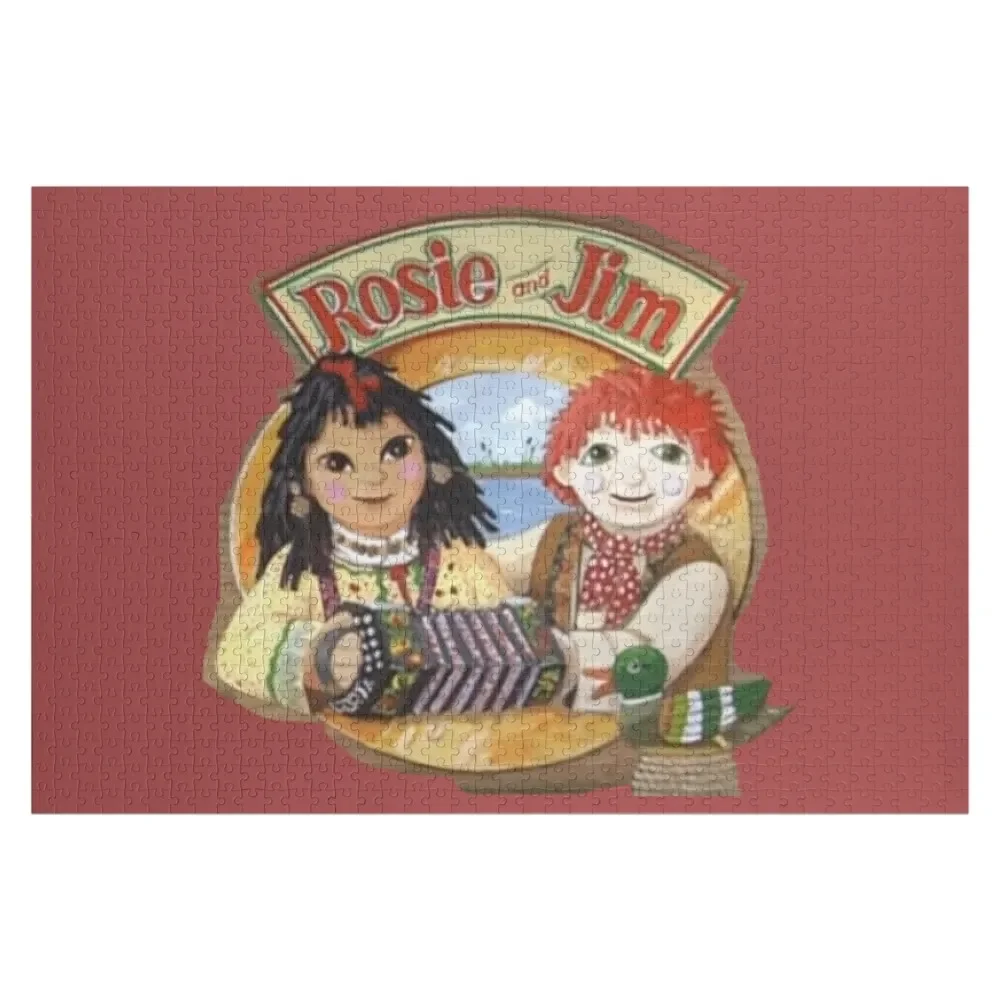 

Rosie and Jim Vintage Childrens TV Jigsaw Puzzle Customized Picture Wood Name Puzzle