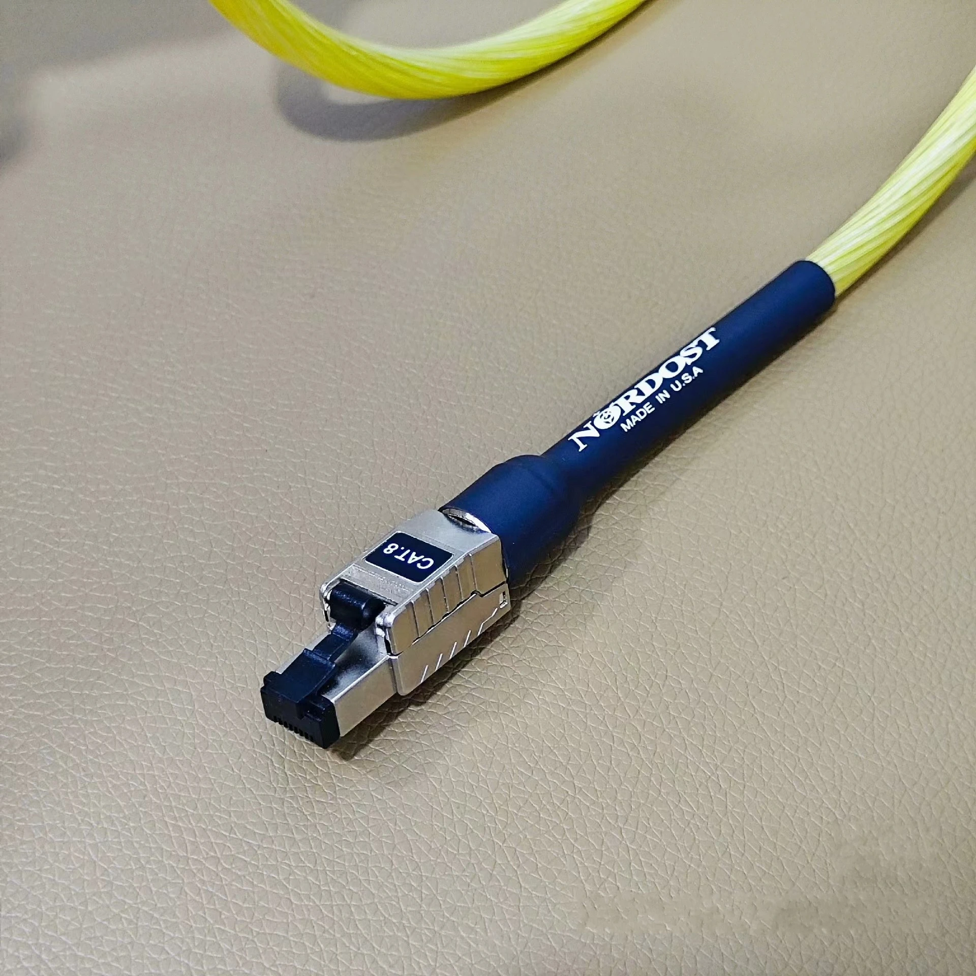 Nordost ODIN 10 Gigabit Cat8 Ethernet Cable Laptop Camera Lan RJ45 Network Patch Cable Sterling Silver Network Cable