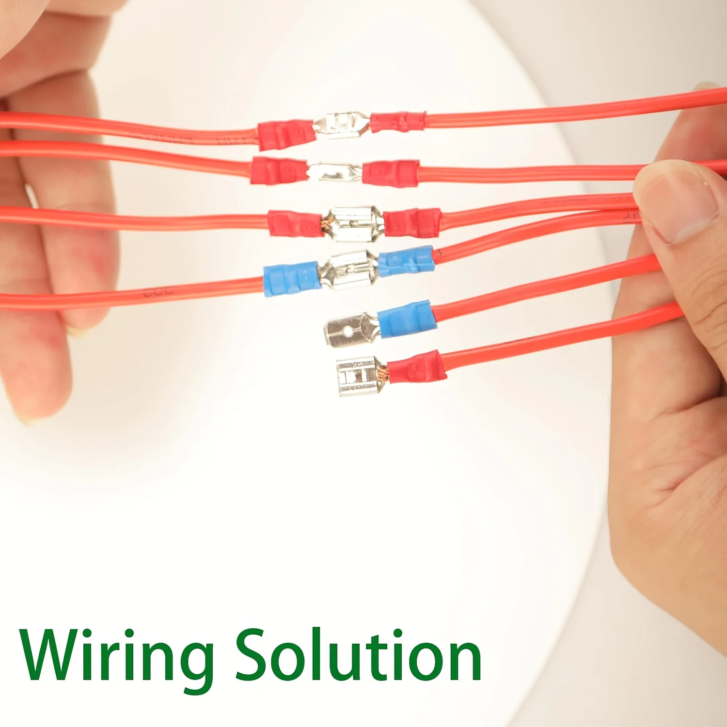 280Pcs Crimp Connectors, 2.8mm 4.8mm 6.3mm Male and Female Spade Connector Kit, 15 Types Crimp Terminals Electrical Connectors