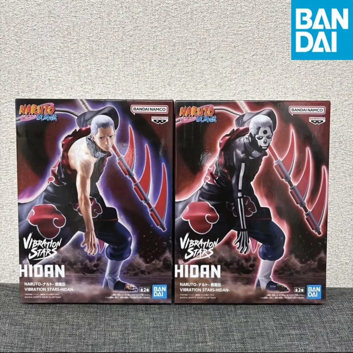 Originale Disponibile Bandai Naruto Stelle di vibrazione Hidan Morte di sangue Seconda edizione Modellazione Banpresto Figuremodel Toy Gift 13 cm