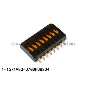 1 adet 1-1571983-0 GDH08S04 SMD16 SPST 8-pozisyon 25MA 24V altın kaplama Pitch 1.27mm slayt DIP DIP anahtarı tek kutuplu tek atmak