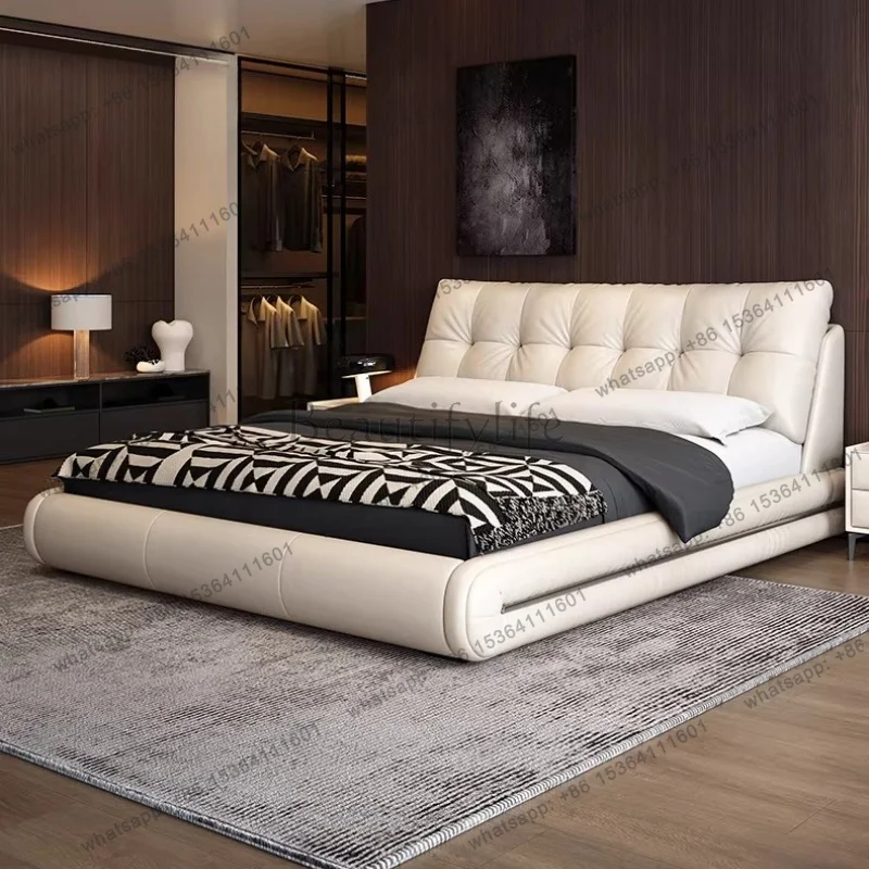 FG Queen Children Bed Design Headboards Design Simple Girls Double Luxury Bed Sleeping European Letto Matrimoniale Home Furnitur