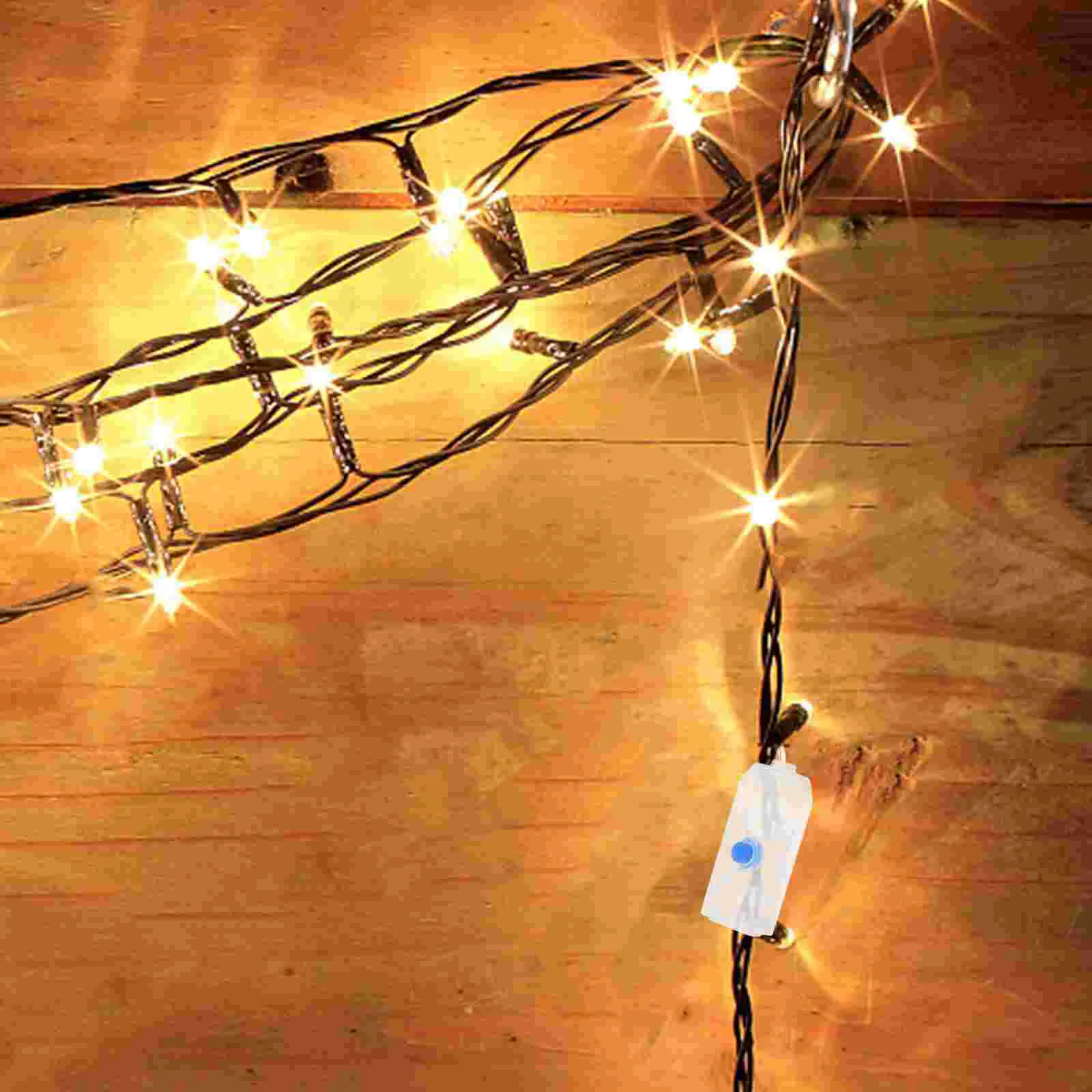 USB String Lights Cover Parts, Clear Shell Switch Covers, Pequenos acessórios coloridos, 20 pcs