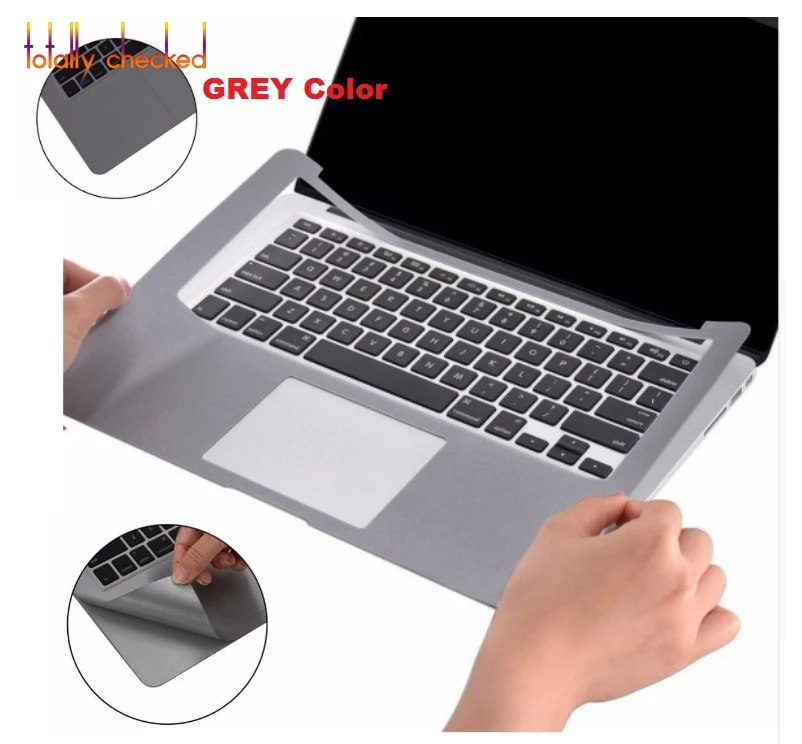 For New Apple MacBook Touch bar 13 15 model : A1706 A1708 A1707 A1989 A1990 Full Guard wrist pad Rest cover skin Space gray