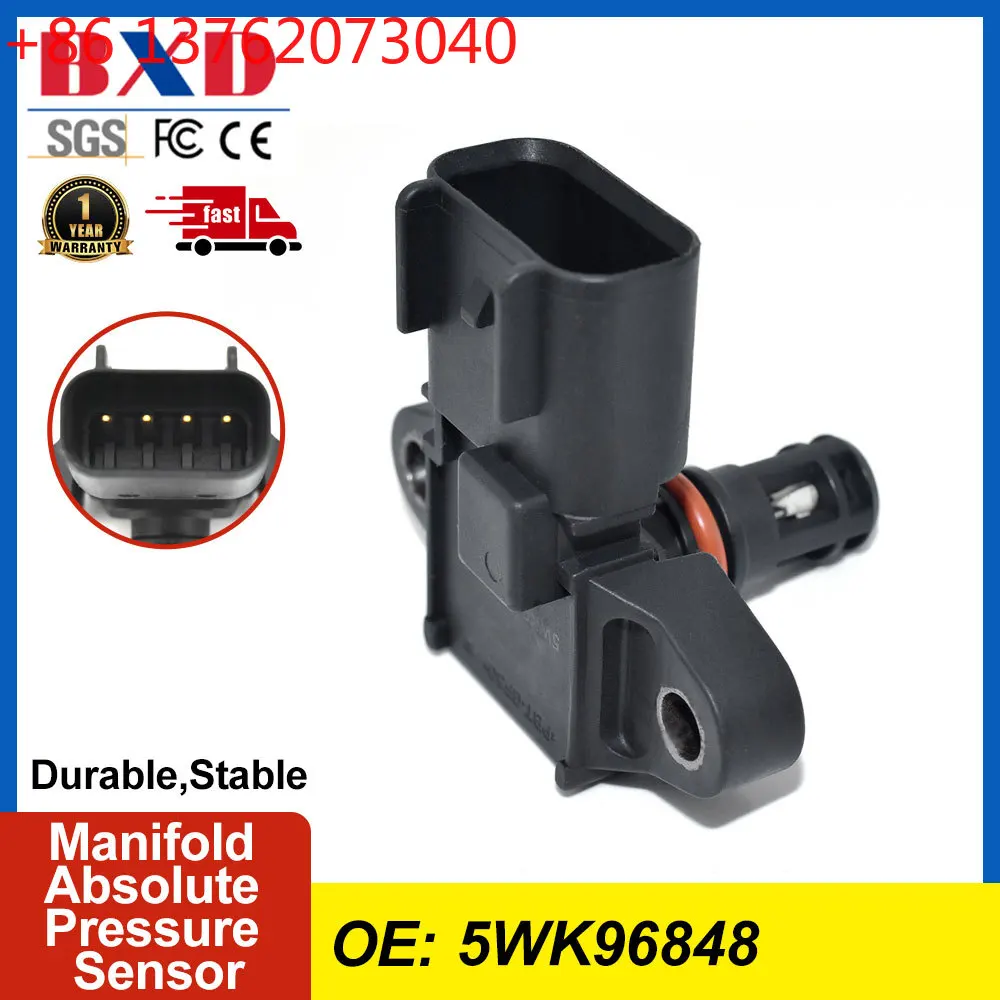 Baixinde Manifold Absolute Pressure Sensor 5WK96848 For Ford Expedition Explorer Flex Police Taurus, Lincoln Navigator MKS MKT