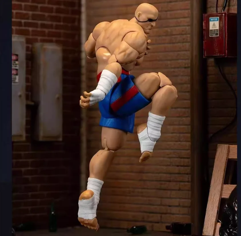 

In Stock Jada Toys Sagat Ultra Street Fighter II: The Final Challengers 1/12 Figure Model Collection Toy Gift