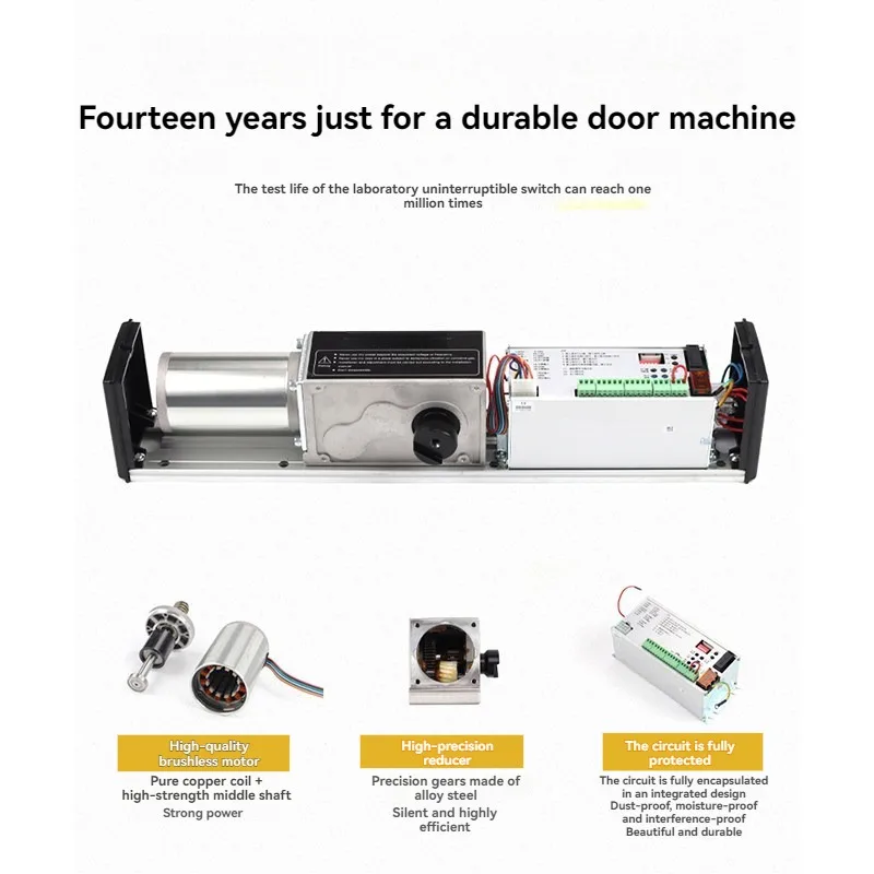 Automatic Door Opener Kit  Electric Door Closer  Inductive Remote Access Motor Set Swing Door Opener  for Hotel Office Doors