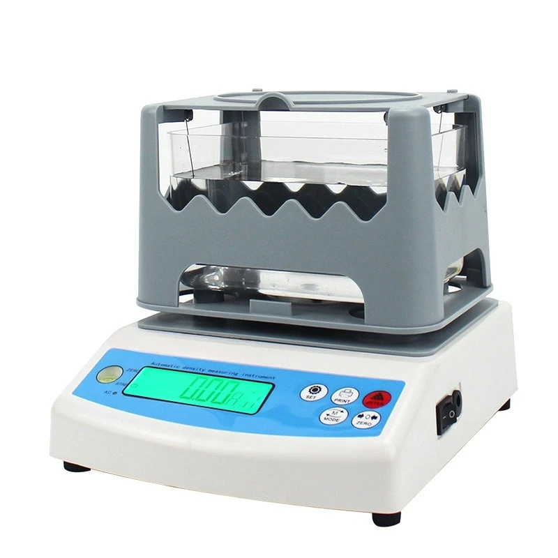 

Электронный измеритель плотности твердых тел, цифровой прибор для измерения плотности жидкостей, прибор для определения удельного веса и плотности частиц резины и пластика.