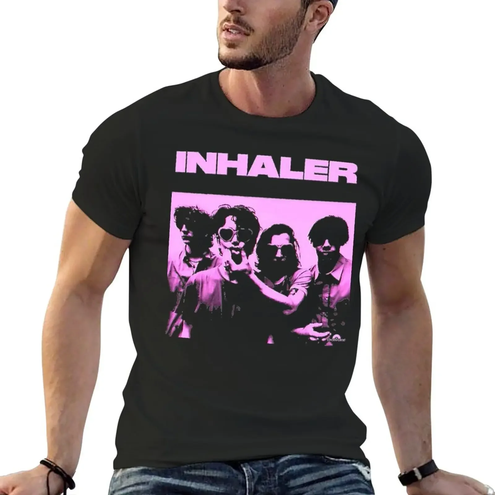 inhaler band, inhaler, band, elijah hewson, indie, josh jenkinson, robert keating T-Shirt plain men tshirt