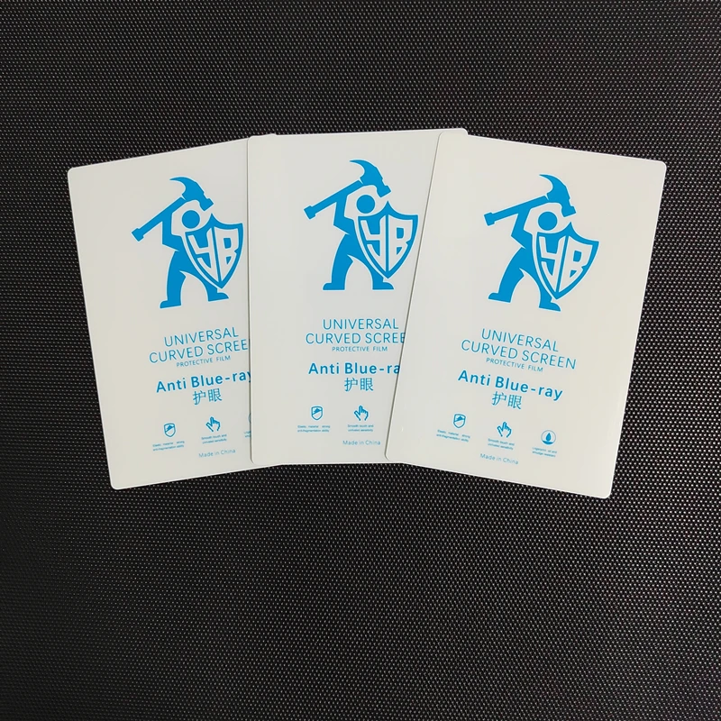 50pcs Anti Blueray Hydrogel Film For All Phone Protecting Film Cutting Machine TPU Flexible Hydrogel Anti Blue Light Eye Care