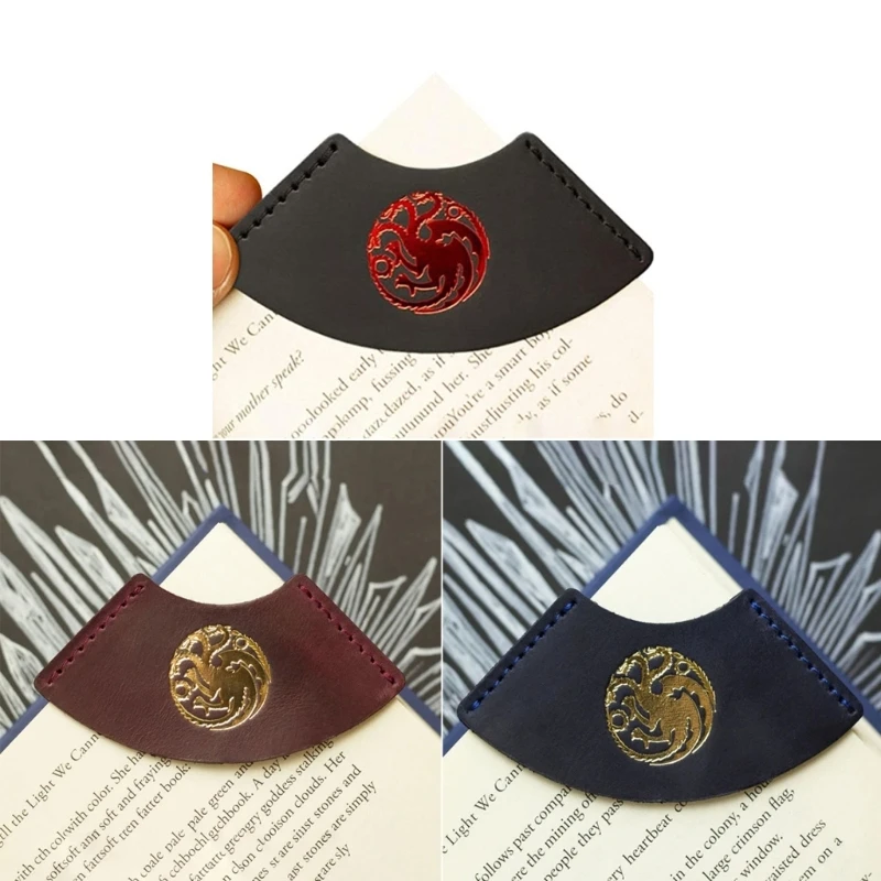 ที่คั่นหน้ารูปพัดแปลกใหม่5ชิ้นที่คั่นหนังสือหนังคั่นหน้าสำหรับครูผู้อ่านหนังสือคนรัก