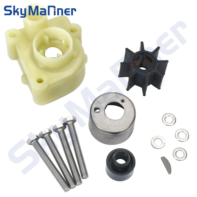362-87322 Water Pump Repair Kit & Pump Case Upper 350-65016 46-803750 For Tohatsu 9.9-18HP Outboard Engine Mercury