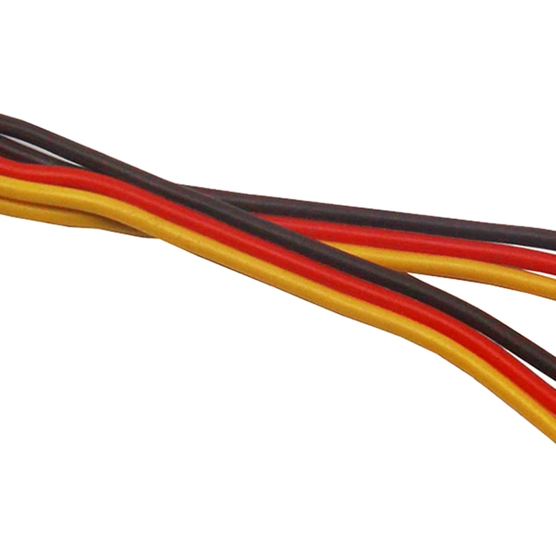 5 Pcs JR/Futaba Style Servo 1 To 2 Y Harness Leads Splitter Cable Male To Female Extension Lead Wire For RC Models 7Cm