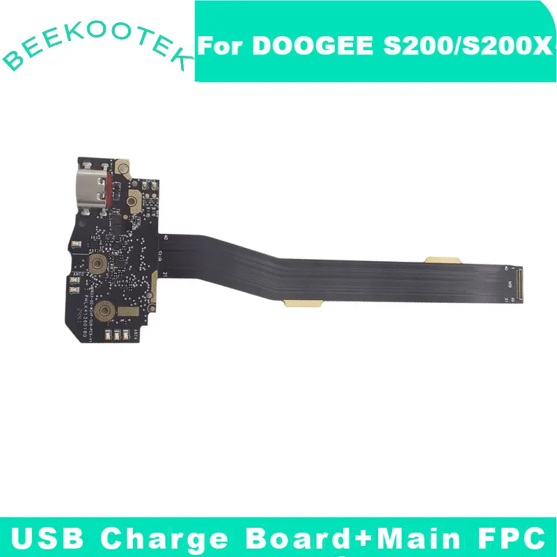 New Original DOOGEE S200 S200 X S200X USB Board Base Charging Charge Port Board With Main FPC For DOOGEE S200X Smart Phone