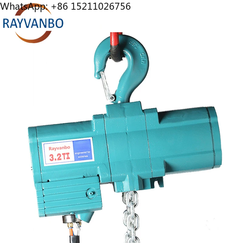 

China Manufacture Direct Supply 0.8 Ton 1.6 Ton 3.2 Ton Lifting Capacity Chain Hoist Small Air Hoist Pneumatic Type Lift Tool