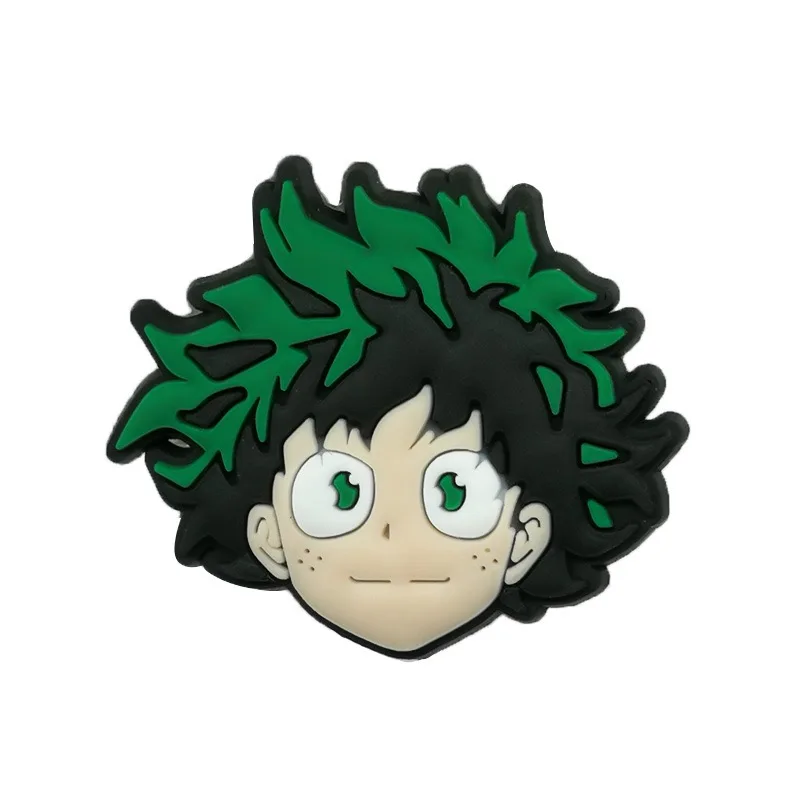 7–18 Stück japanische Manga-Schuhanhänger My Hero Academia Cartoon-Schuhzubehör, Dekoration, passend für Clog-Sandale, Party, Kindergeschenke – Detail 17