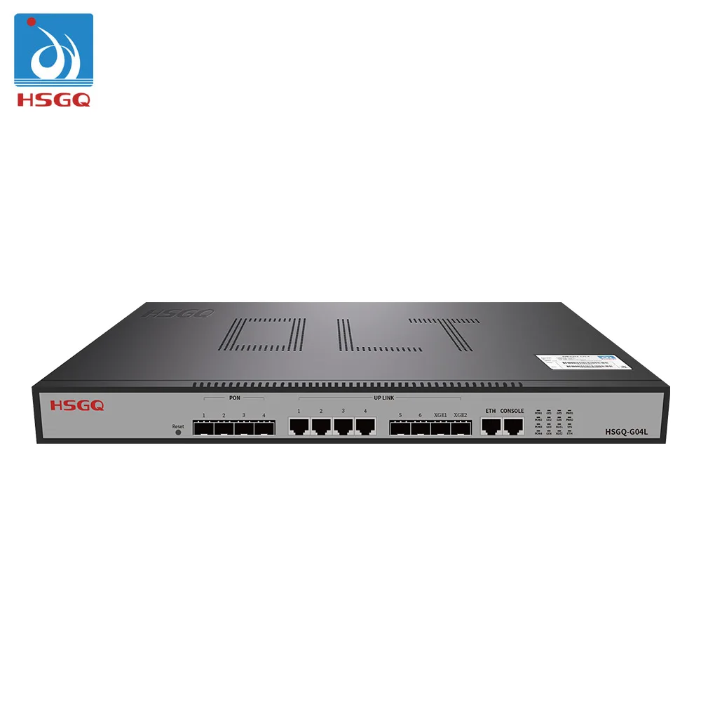 

HSGQ-G04L SKD Fiber Optic Bolt GPON 4 Port 8.Port 2.Port Mini GPON OLT c320 Compatible Gigabit Passive Optical Network Optical