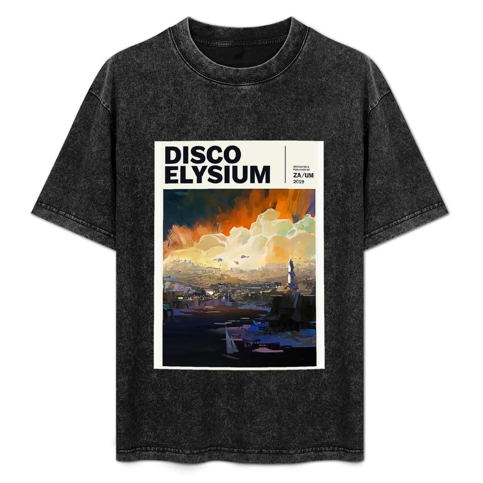

Disco Elysium Disco T-Shirt kawaii clothes tees oversized t shirts for men