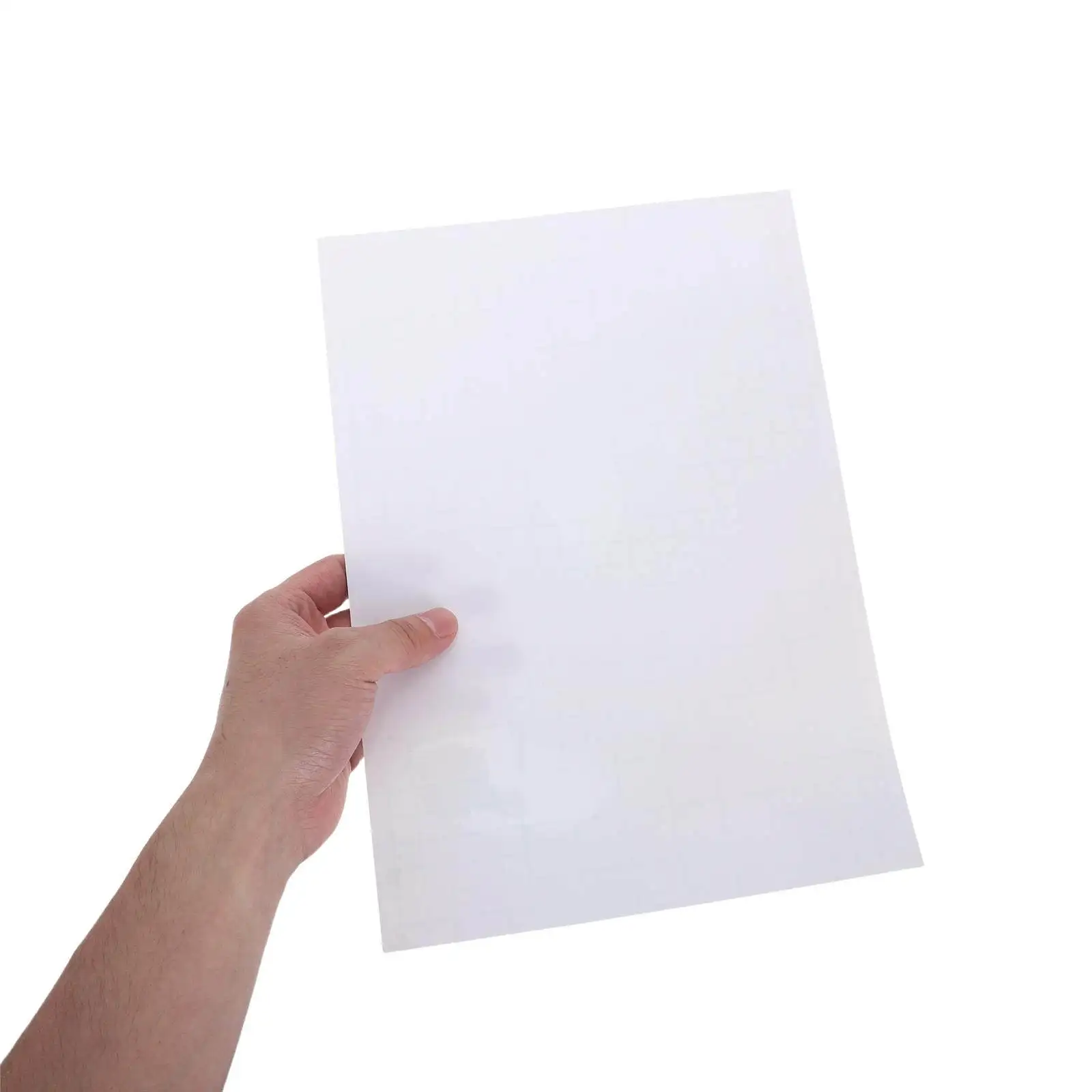 20Sheets Holographic Clear Laminating Sheets Self-Adhesive Cold Laminate Film for Protecting Photos Badges Cards Waterproof