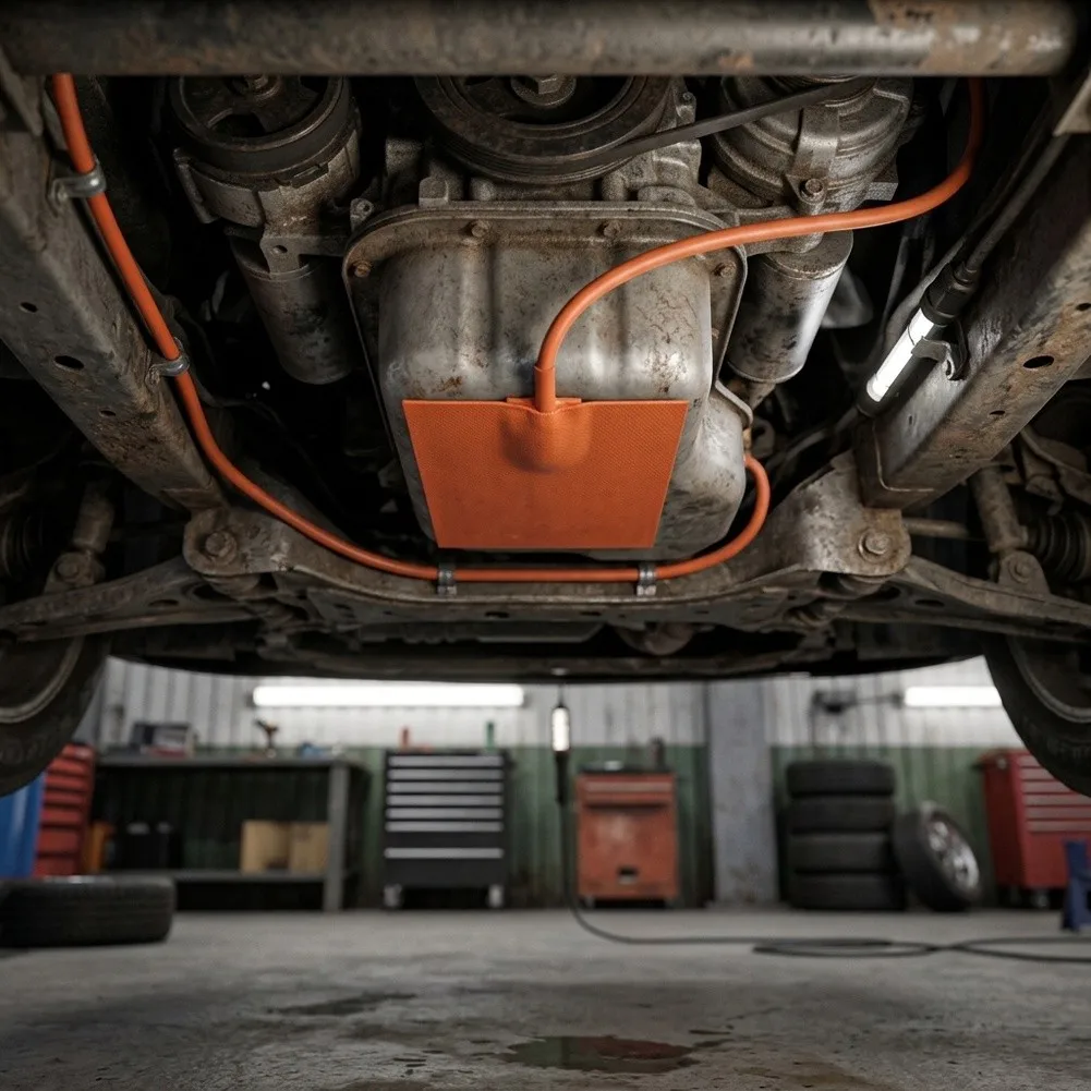 For Premium Flexible Silicone Oil Pan Heater for Engine Sump Tanks 13x23cm and 9x13cm Cold Weather Starting Aid