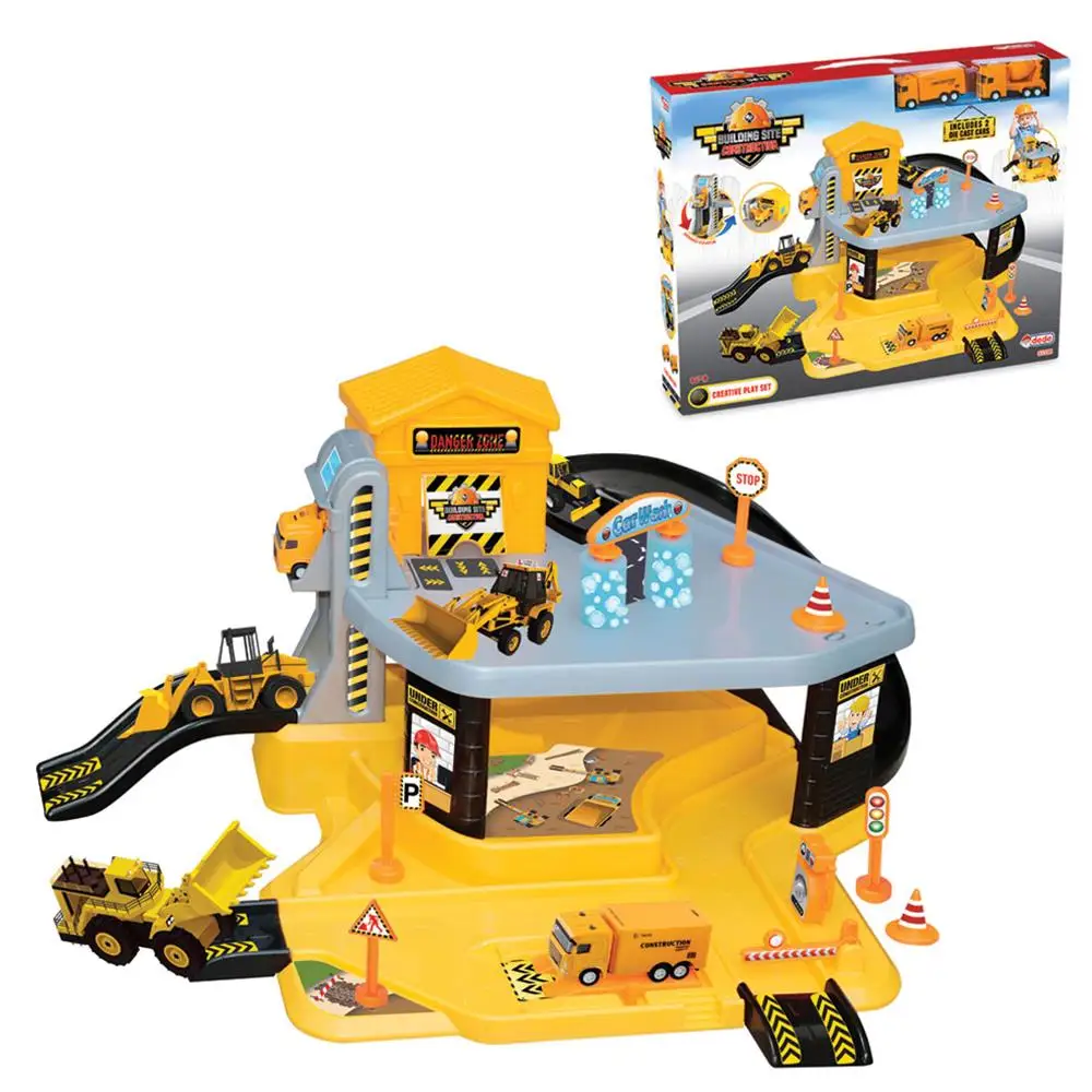 Science Toys construction site garage set game set