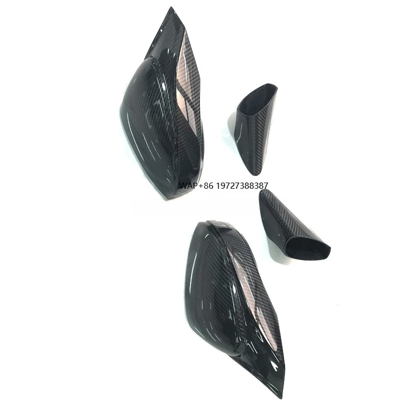 

Auto Parts for F458 Dry Carbon Fiber Exterior Mirrors Rearview for 458 Italia Spider Mirror Cover