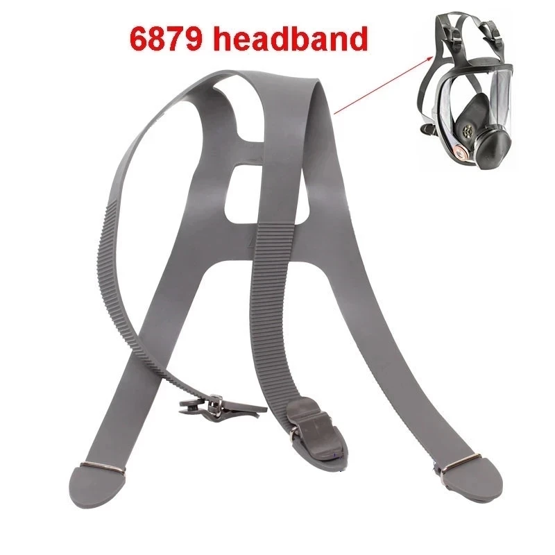 6897 Headband 6700/6800/6900 respirator mask replace Strap Four fixed firm durable rubber Headband