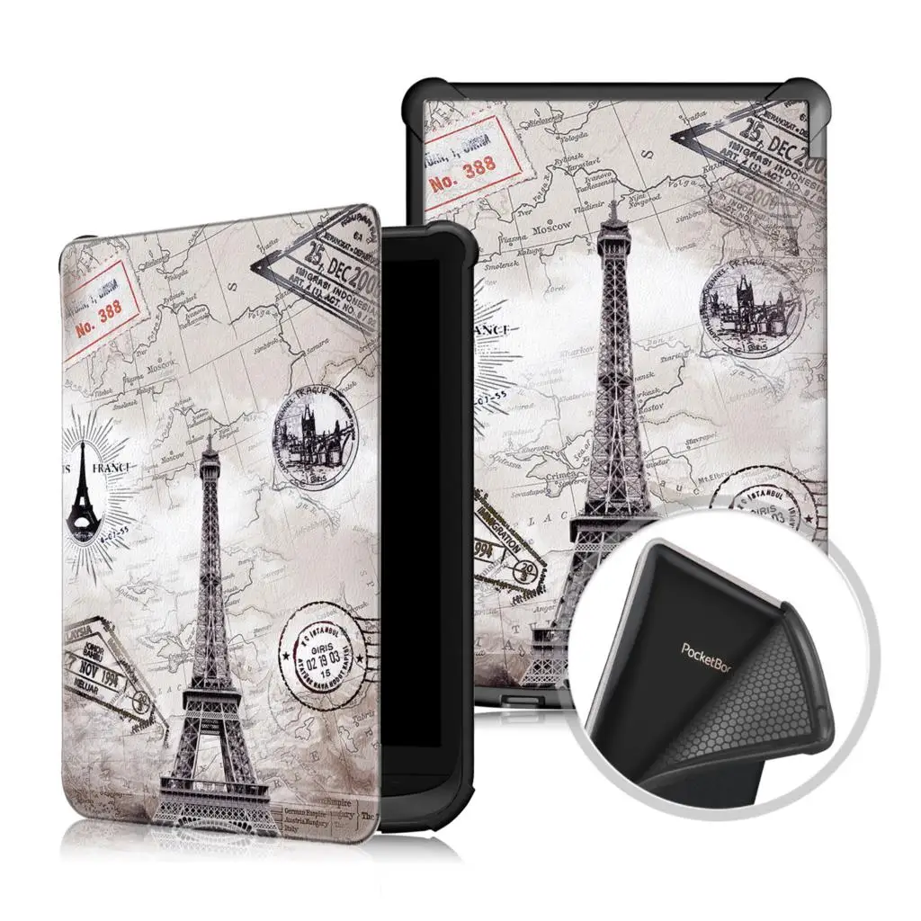 Case For e-book Pocketbook 627/616/632/606/628/633 colour Cover For PocketBook Touch Lux 5 Basic 4 Lux 2 Case