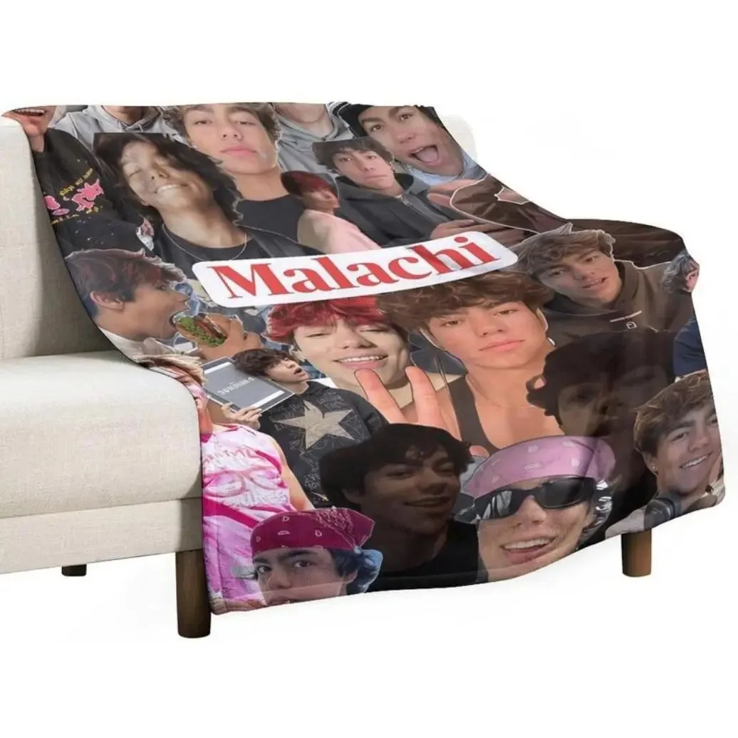 Customize Cute Vintage Blankets Malachi Flag,Living Room,Bedroom,Parties,Gifts,Rocking Chair Decoration, Room décor Aesthetics,