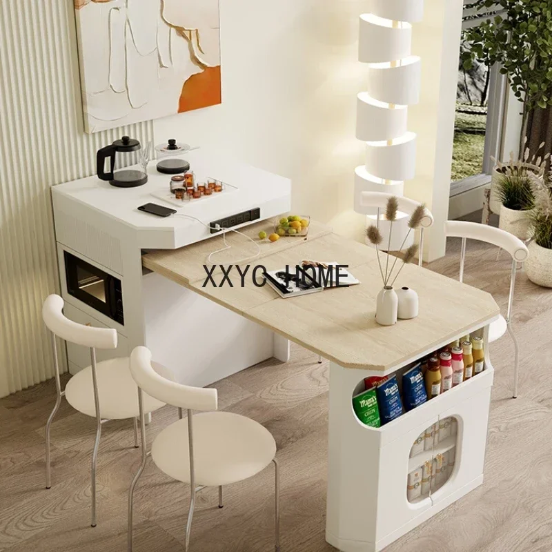 

Multifunction Design Dining Tables Luxury Nordic Folding Extendable Living Room Table Speciality Modern Meuble Furniture YX50CZ
