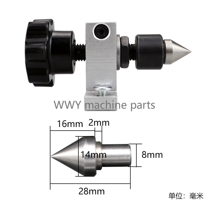 Imagem -04 - Torno Retrátil Rotary Dimble Tailstock Top Carpintaria Faça Você Mesmo Bead Machine