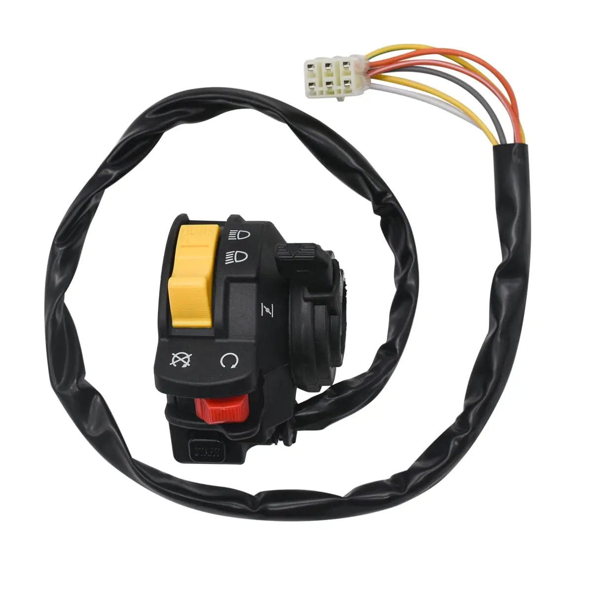 Left Handlebar Switch Start Headlight for 2002-2014 Suzuki ATV Ozark 250 LT-F250