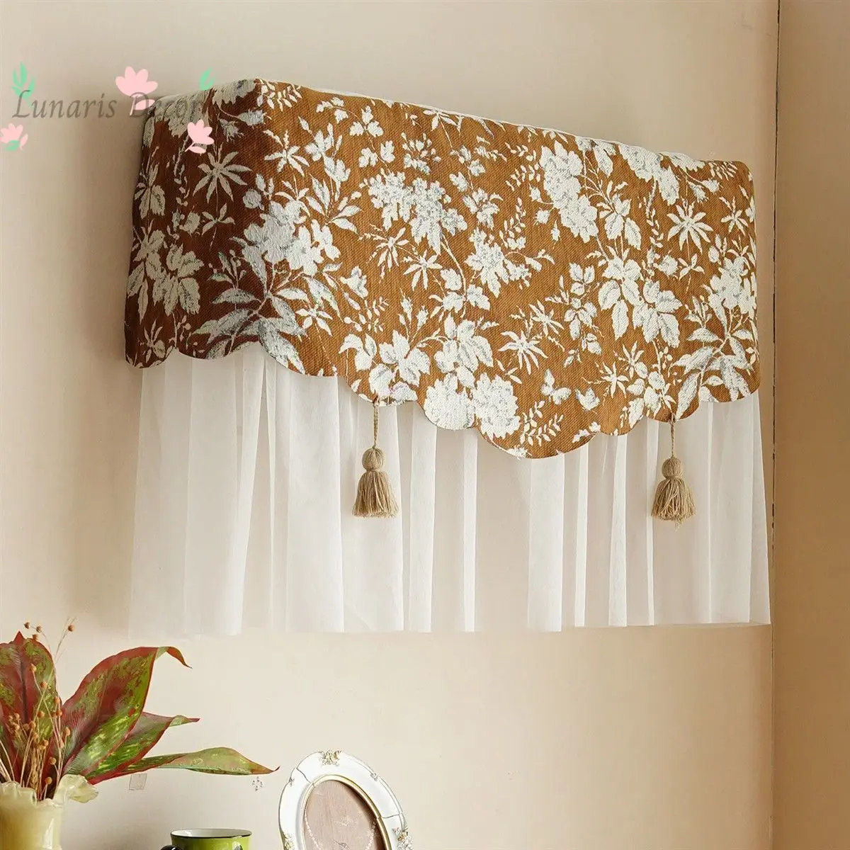 

Dust-proof air conditioner cover, caramel amber bedroom hanging universal hanging machine all-inclusive fabric air conditioner