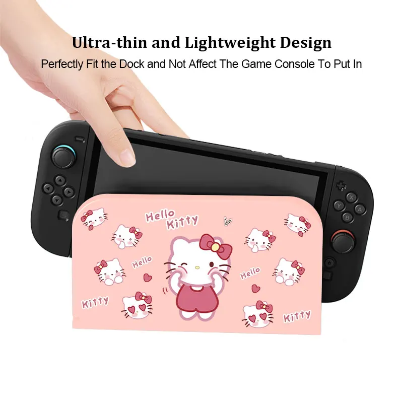 Faceplate Protective Cover For Nintendo Switch 2 2025 TV Dock Station Cute Cartoon Cat Decorative Replacement Front Plate Case view 5