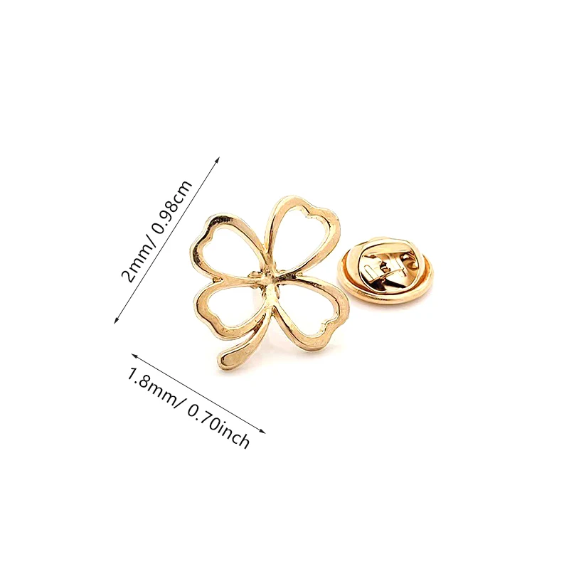 Fashion Brooch Set Flower Bow Brooches For Women Metal Anti-glare Lapel Pin Fixed Clothes Pins Sweater Coat Clothing Accessories