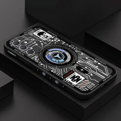 Mechanical Circuit Phone Case For Samsung Galaxy A17 A07 A56 A36 A26 A16 A06 A54 A34 A24 A14 A55 A35 A25 A15 A05 4G 5G Cover