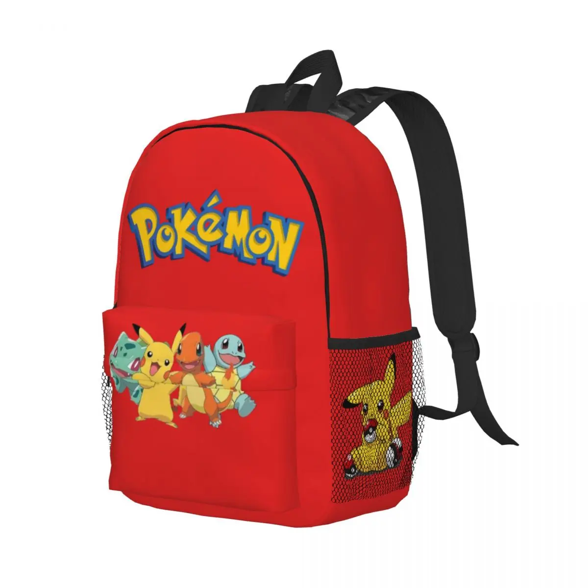 Pokemon Printed Lightweight Casual Schoolbag For School, Outdoor, Shopping, Office 15inch