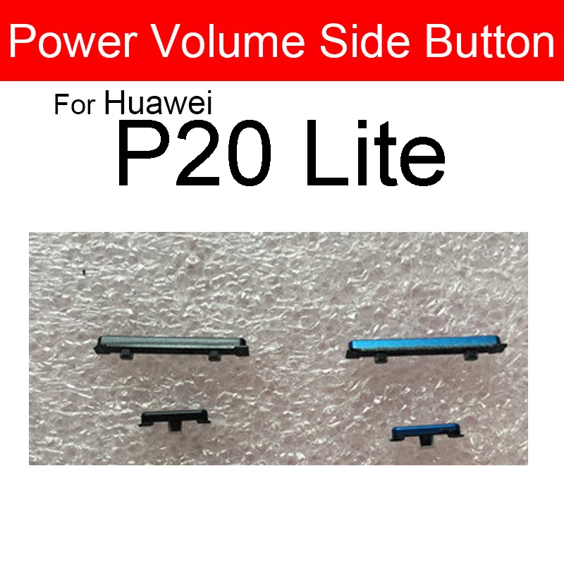 Power Volume Side Buttons Flex Cable For Huawei P10 P20 Lite P20 Pro Up Down Audio Control Buttons Replacement Parts