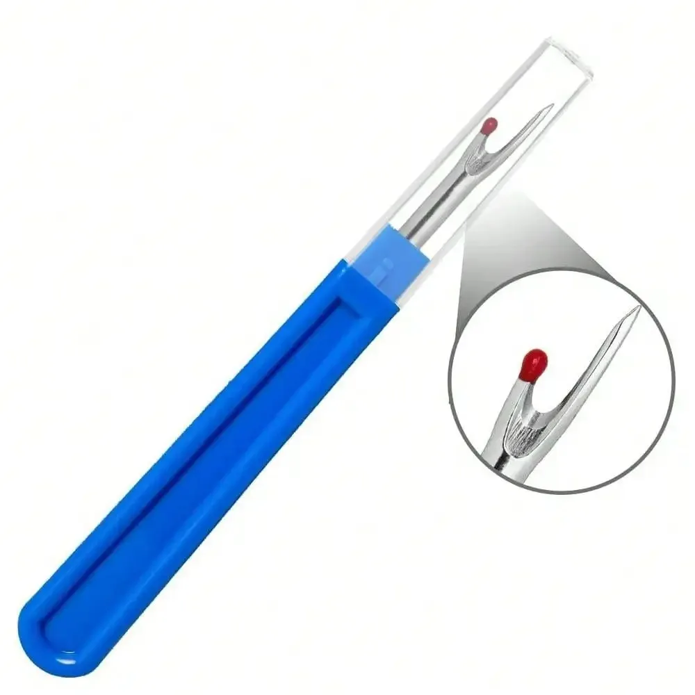 5-teiliges blaues Nähmaschinen-Set, einschließlich Fadenentfernungsmaschine, Nahtentfernungsmaschine und Schere zum Entfernen von Nähten – Detail 4