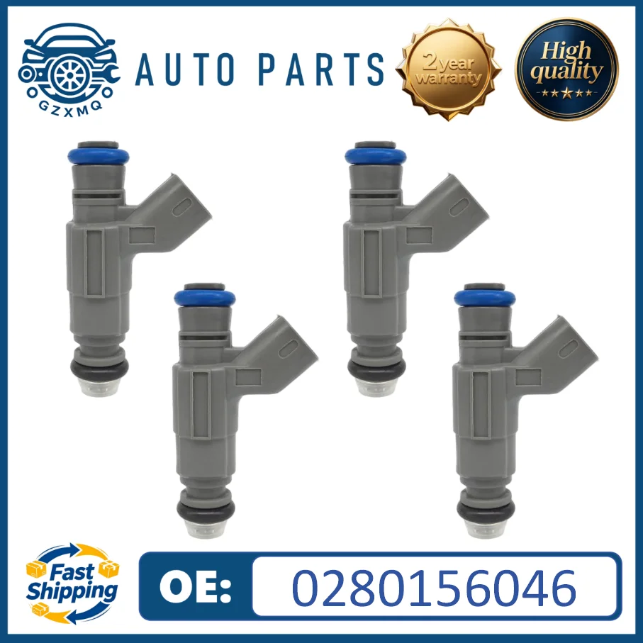 

4pcs Fuel Injector 0280156046 For Ford Focus 2.0L 2002-2004 #1S4E-A5A