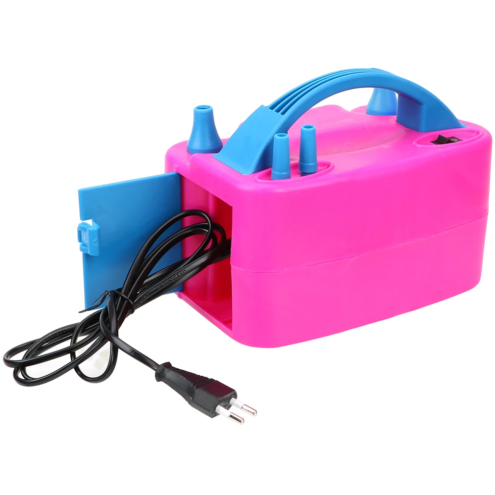 AC 220V 600W High Power Auto Electric Nozzle Air Blower Balloon Inflator Pump EU European Plug  Fast Portable Inflatable Balloon