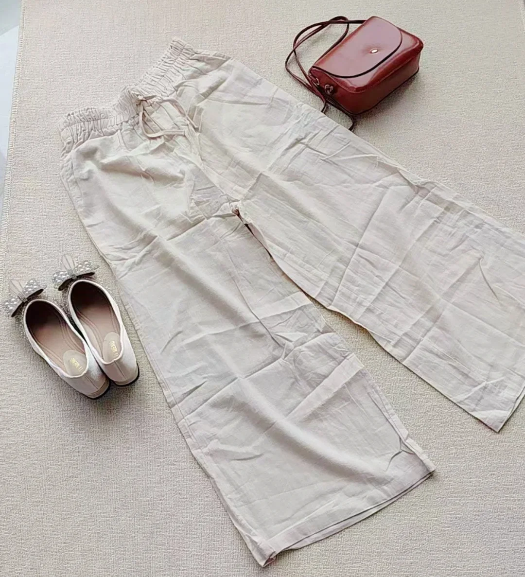 팝 뉴 팻 MM 패션 솔리드 컬러 큰 사이즈 심플하고 루즈한 다용도 디자인 감각의 아동용 바지