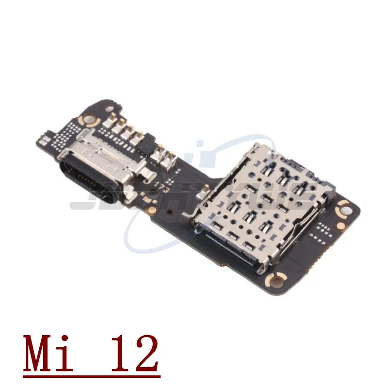 USB Charging Port Dock Connector SIM Card Reader Board Flex Cable For Xiaomi Mi 10 11 Lite 12 K30 K40 Poco F2 F4 Black Shark 2 3