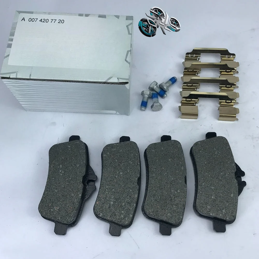 

Mercedes-Benz Brake Pads A0074207720 - Complete Set: Front & Rear Friction Plates, Brake Shoes 0074207820, A0064203320