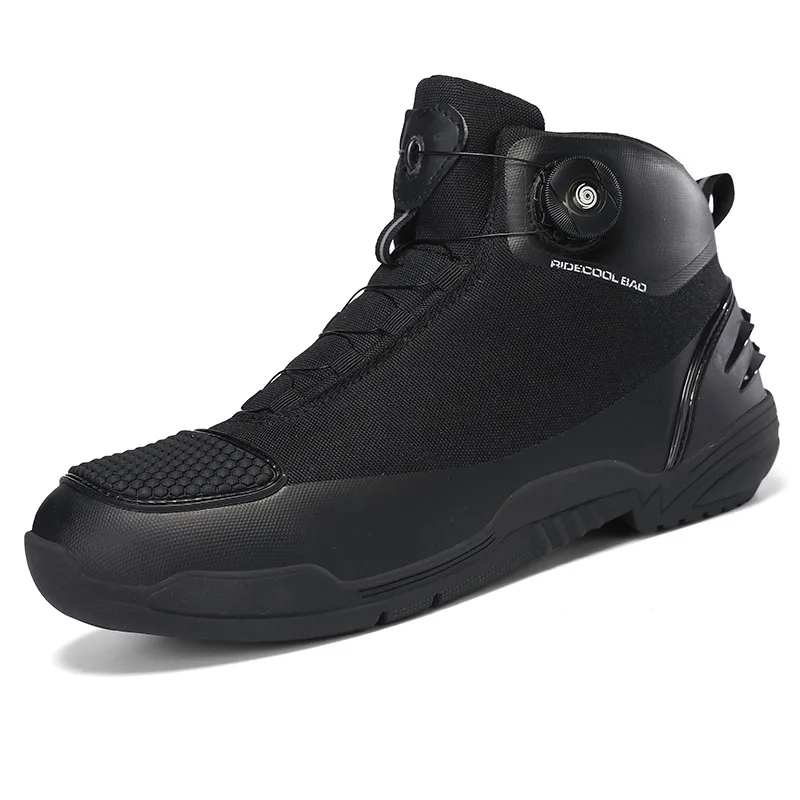 Men's Motorcycle Riding Shoe Waterproof Hiking Shoes Mountain Trekking Sneakers Waterproof Breathable Men's Motorcycle Shoes