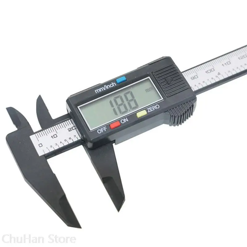 Digital Vernier Caliper 0-150mm  LCD Electronic Carbon Fiber Altimeter Micrometer Measuring Tool
